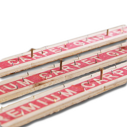 1in W x 4ft L Carpet Tack Strip - Extra Wide - Wood (100ct)